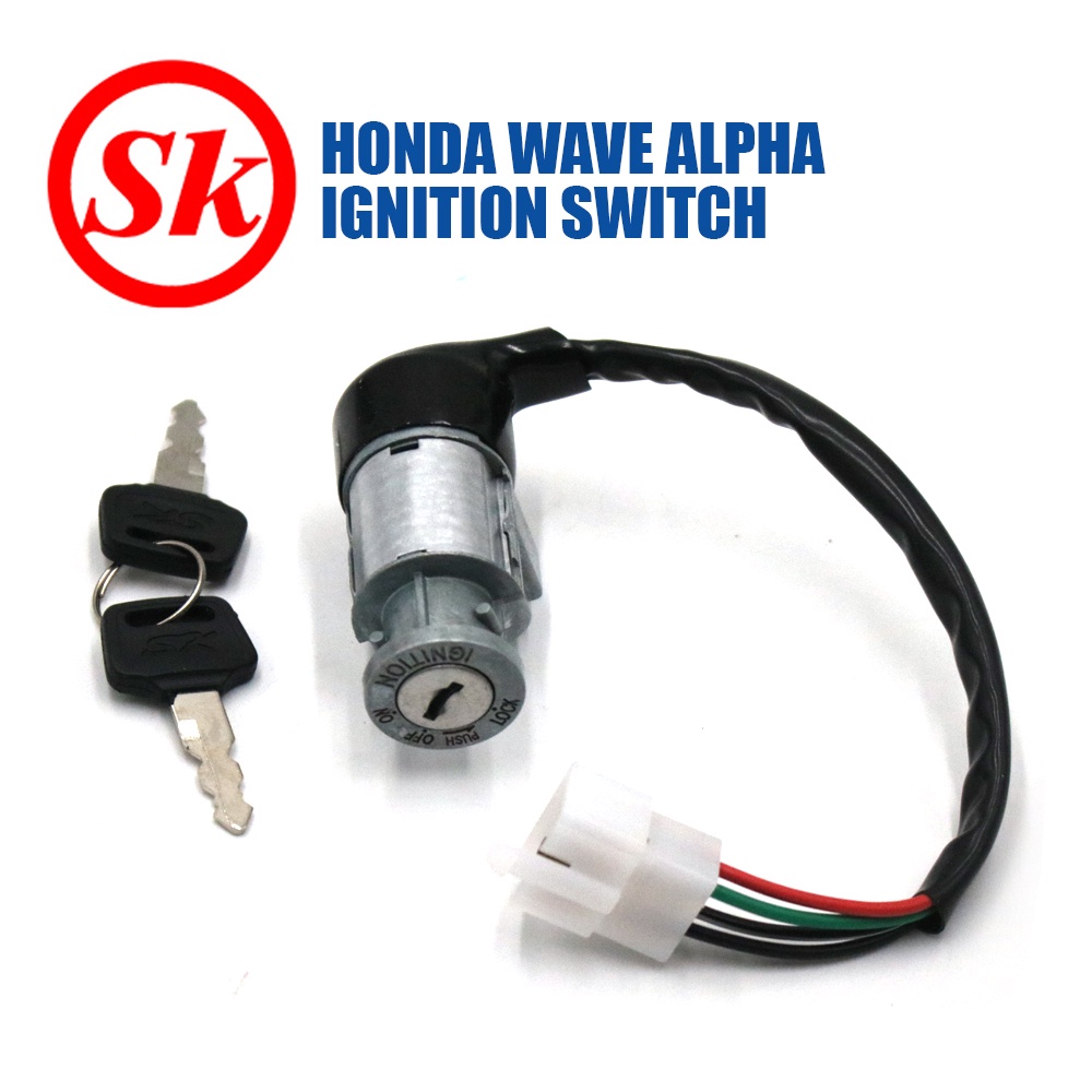 SK Ignition Switch With Keys For Honda Wave Alpha Shopee Philippines