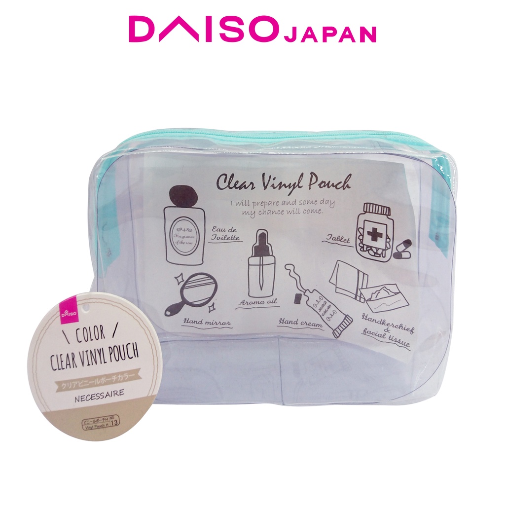 Daiso Clear Makeup Bag Saubhaya Makeup