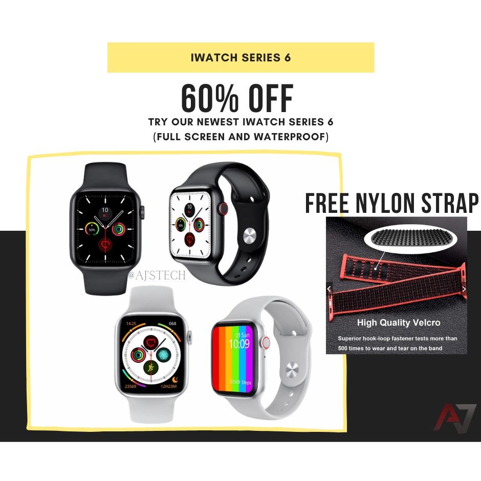 NEWEST IWATCH SERIES 6 (Premium Copy) ! FREE STRAP Shopee Philippines