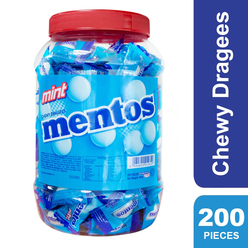 Mentos Mint 200s 1 jar Shopee Philippines