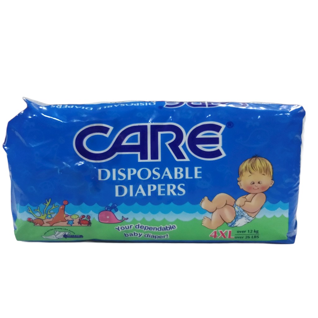 Care Diaper XL 4's Shopee Philippines