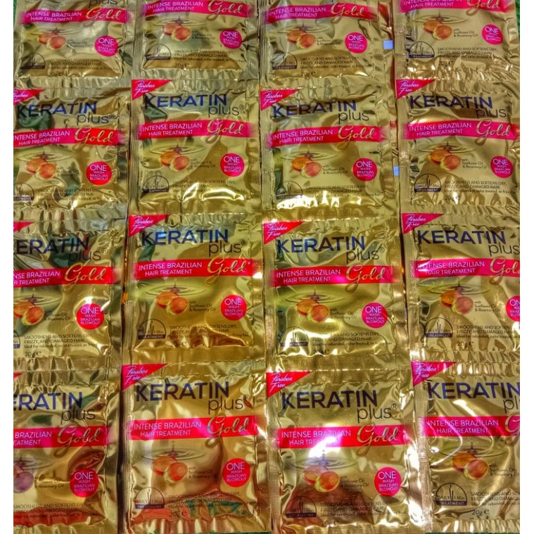 Keratin Plus Intense Brazilian Gold Conditioner 20g Shopee Philippines