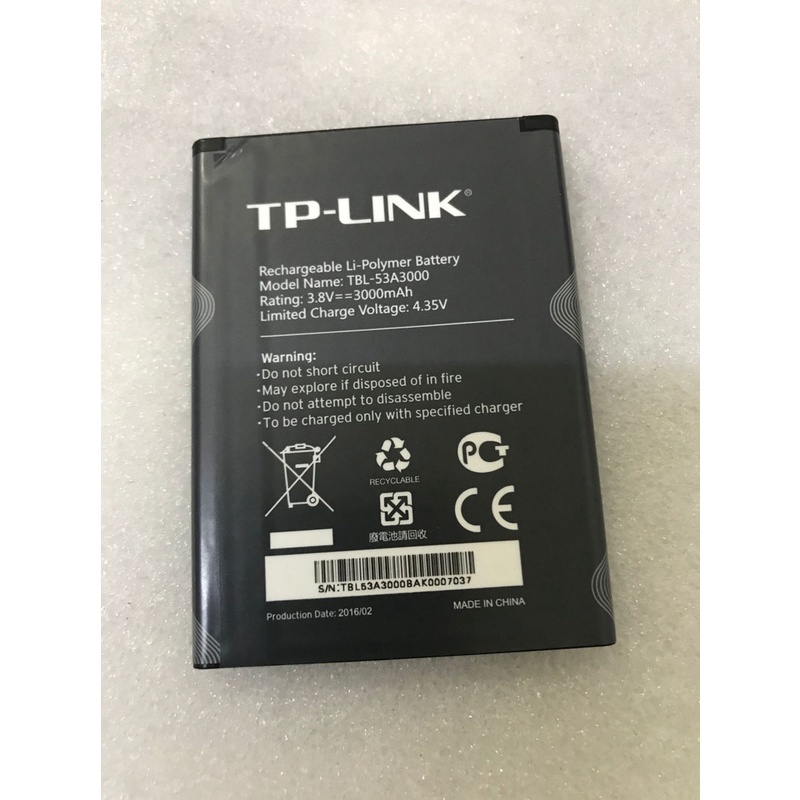 3.8V 3000MAH New Original Battery For TPLINK M7450 M7650 TBL53A3000 Wifi Router Batteries