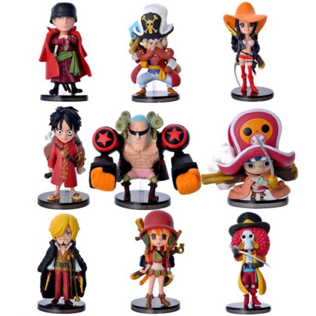 View One Piece Action Figures Set PNG action figure news