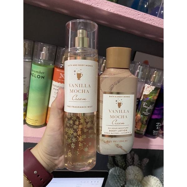 Bath & Body Works Vanilla Mocha Cream Shopee Philippines