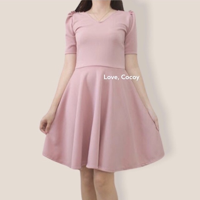 PASTEL COLORS SEMI FORMAL DRESS LUZ/PARTY DRESS/WEDDING ATTIRE/BAPTISMAL ATTIRE/FORMAL EVENT