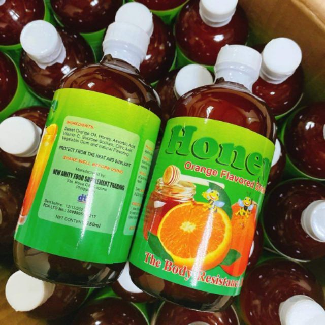 Authentic Honey C Syrup Pure Honey 250ml Shopee Philippines