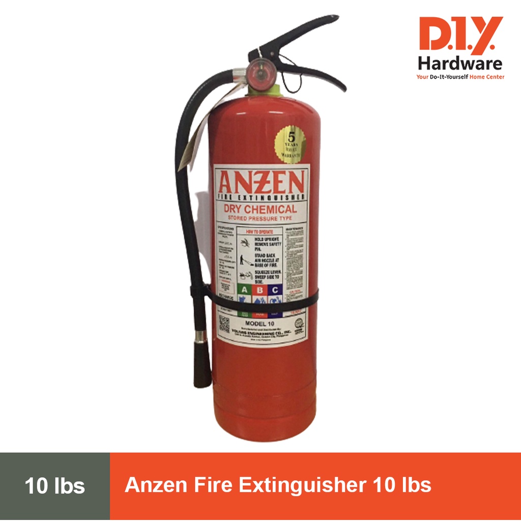 Anzen Fire Extinguisher 10 lbs Shopee Philippines