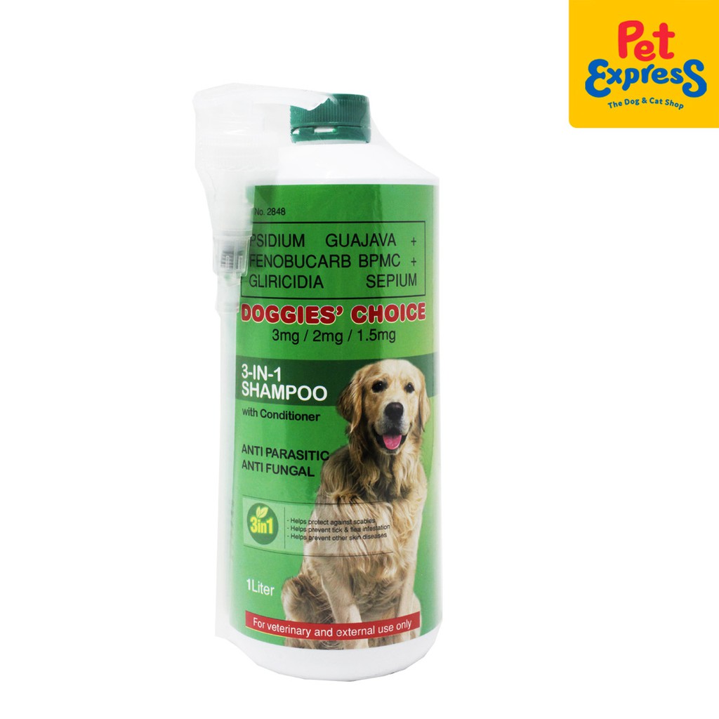 Doggie's Choice Herbal 3in1 Dog Shampoo 1L Shopee Philippines