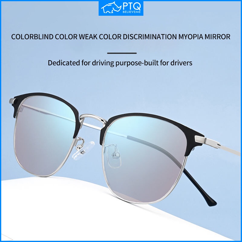 PTQ Colorweakness Glasses Viewing Colorblind Map Driving Daily Wear