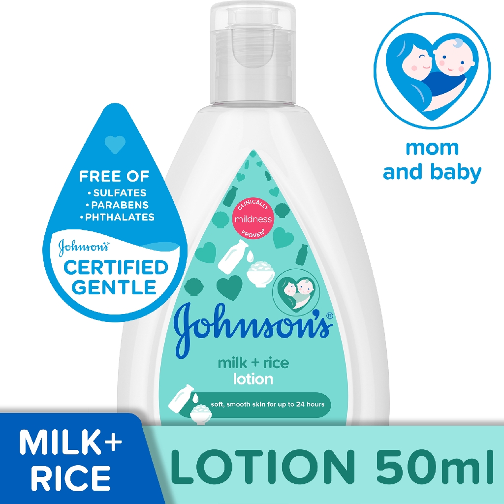 Johnson's Milk+Rice Lotion 50ml Shopee Philippines