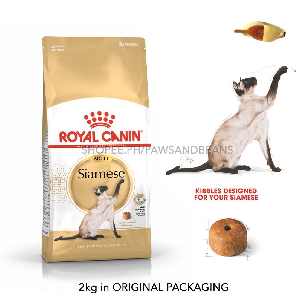 Royal Canin Siamese Adult 2kg Dry Cat Food Breed Health Nutrition BHN