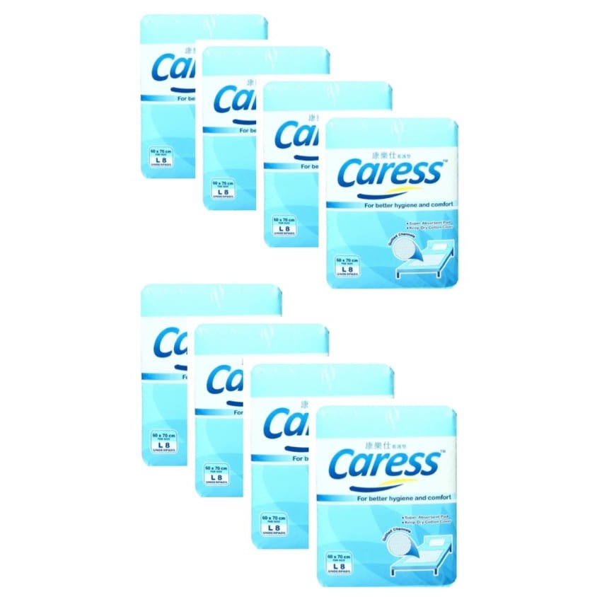 Caress Underpads Large 8's x 8 Packs (64pcs) Shopee Philippines
