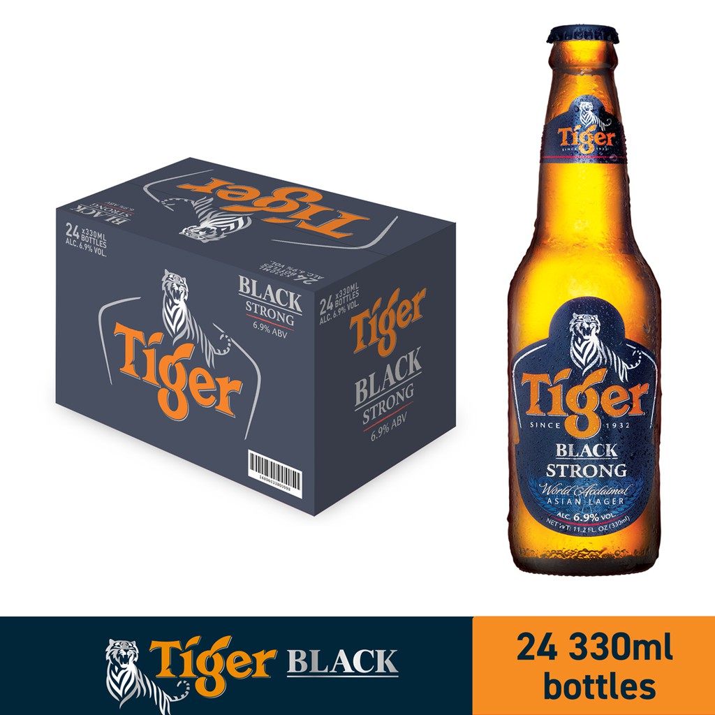 Tiger Black 24 330ml bottles Shopee Philippines