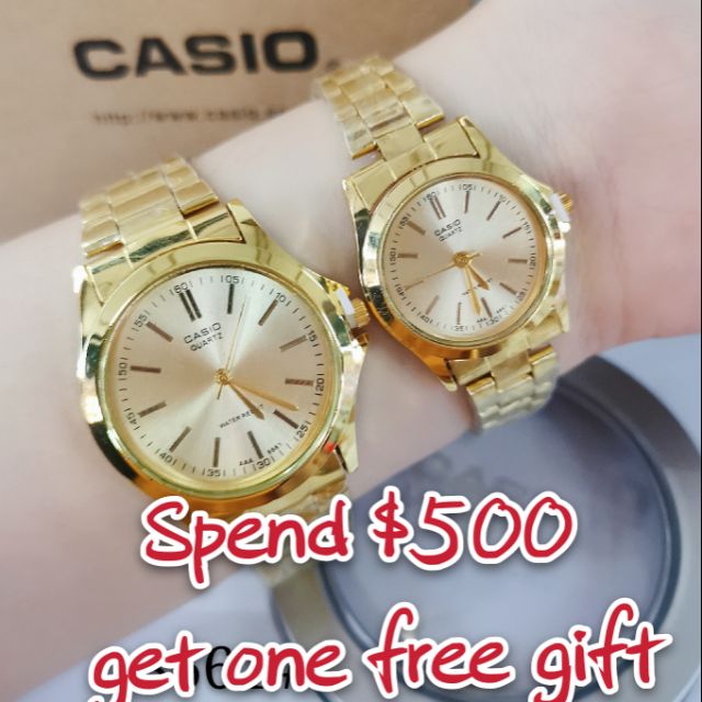 Casio Couple Watch stainless steel Shopee Philippines