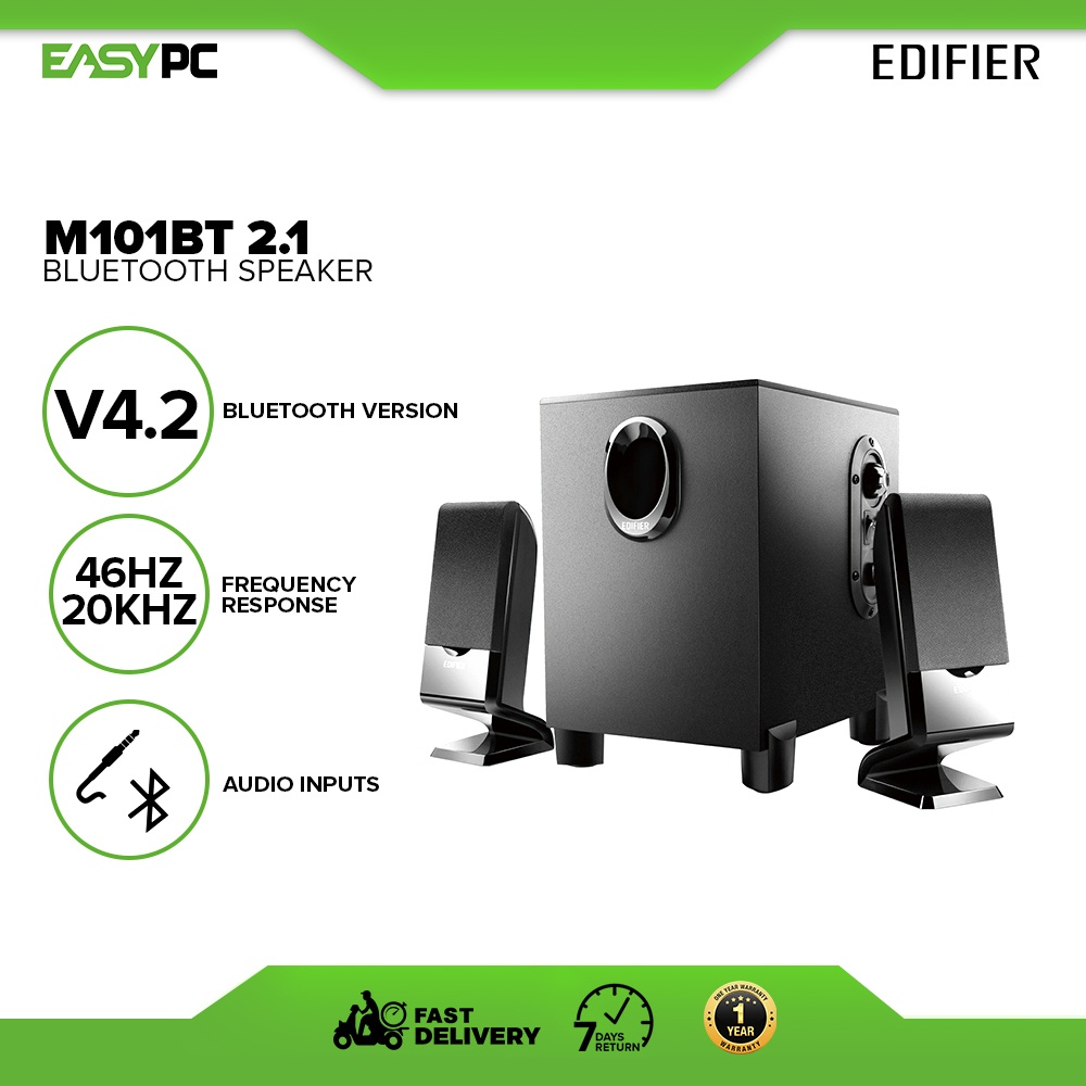 Edifier M101BT 2.1 Bluetooth Speaker,M101BT 2.1 Bluetooth Speaker