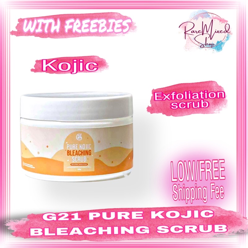 G21 KOJIC BLEACHING SCRUB WITH FREEBIES Shopee Philippines