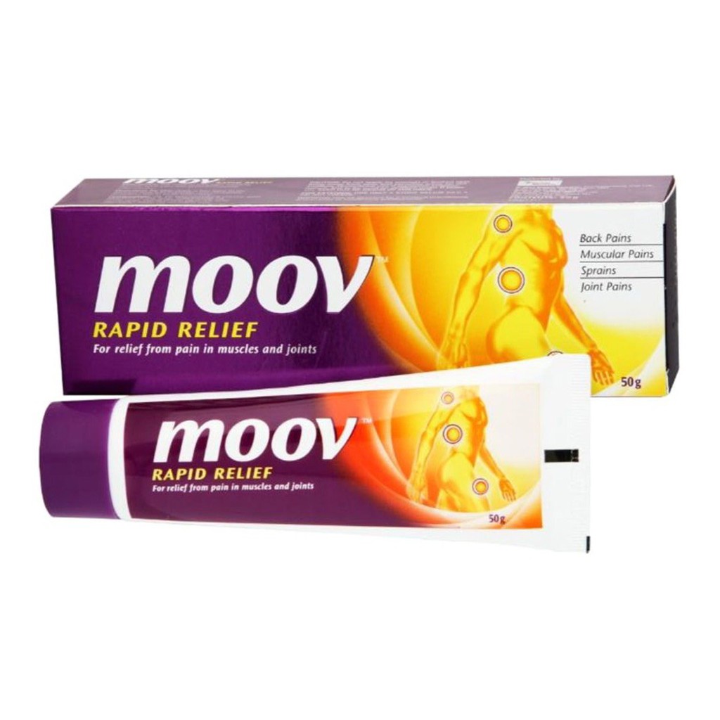 moov rapid relief fast relief from pain in muscles and joints 50 grams