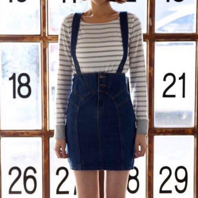Transformable 2 ways Jumper denim skirt for women Shopee Philippines