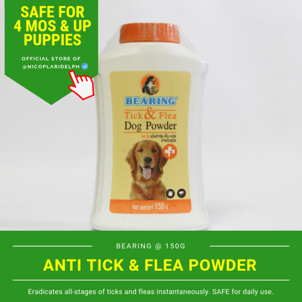 Bearing Anti Tick and Flea Dog Powder (150g) Shopee Philippines