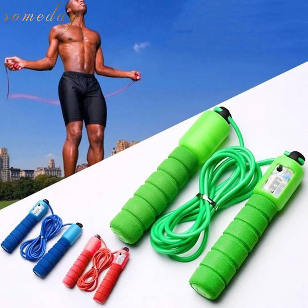 Jump Rope with Counter Skipping Jumping Ropes With Adjustable Length
