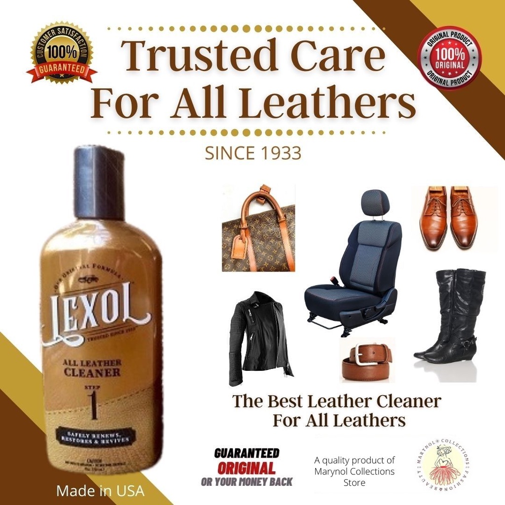 LEXOL LEATHER CLEANER Best Cleaner for leather bags, shoes & other