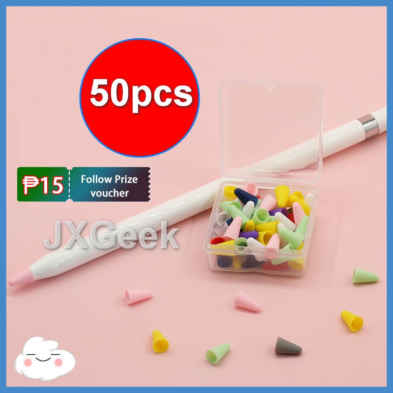 50pcs Apple Pencil Tip Cover Nib Protective Apple Pencil 1st 2nd Pen