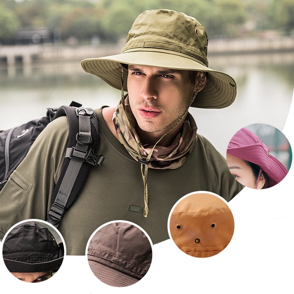 Men's Accessories Mans Mens Sun Shade Summer Wide Brim Bucket Cargo