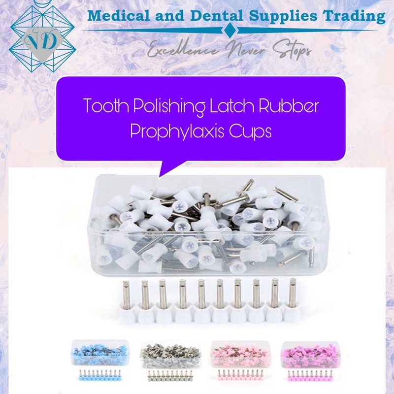 Dental Tooth Polishing Latch Rubber Prophylaxis Cup Sold Per Piece
