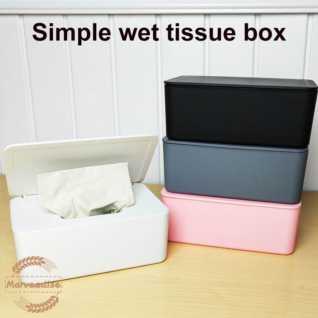 VOLL Baby Tissue Box with Lid Paper Dispenser Container Napkin