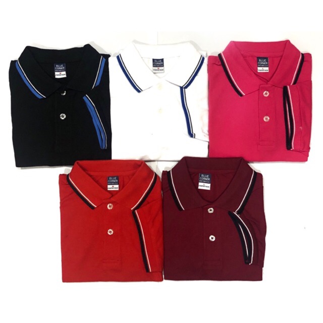Blue Corner Men's Polo Shirt With Stripes Lining S04 Shopee Philippines