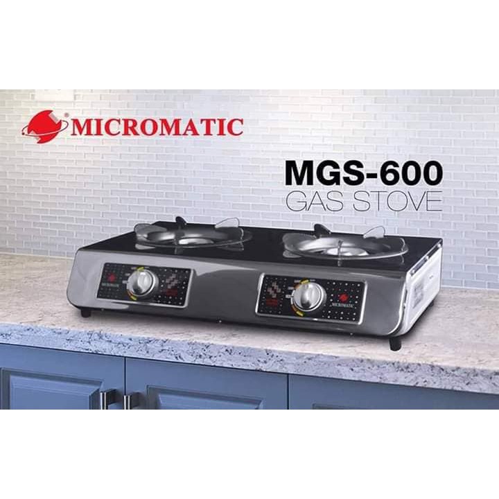 Micromatic MGS600 Double Burner Gas Stove /regulator and hose also