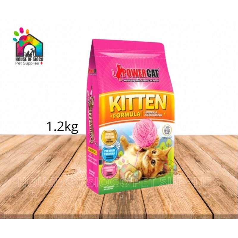 Powercat Kitten Formula Cat Food 1.2kg [Halal] Orig Packaging Shopee