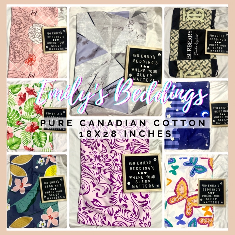 PILLOW CASES 100CANADIAN COTTON (18x28) READY TO CHECK OUT SOLD PER