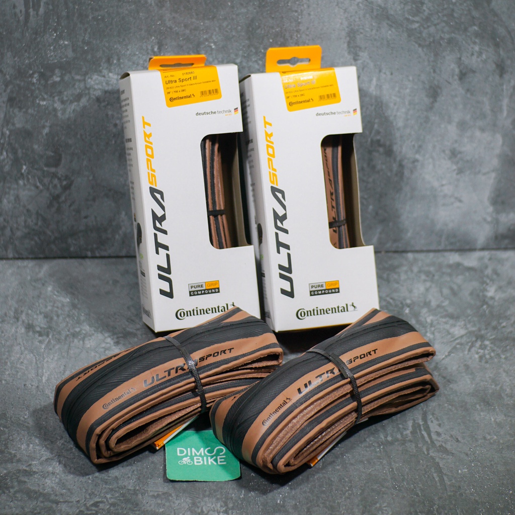 Ultra SPORT 3 III BROWN TAN WALL Continental Tires Transparent Kevlar