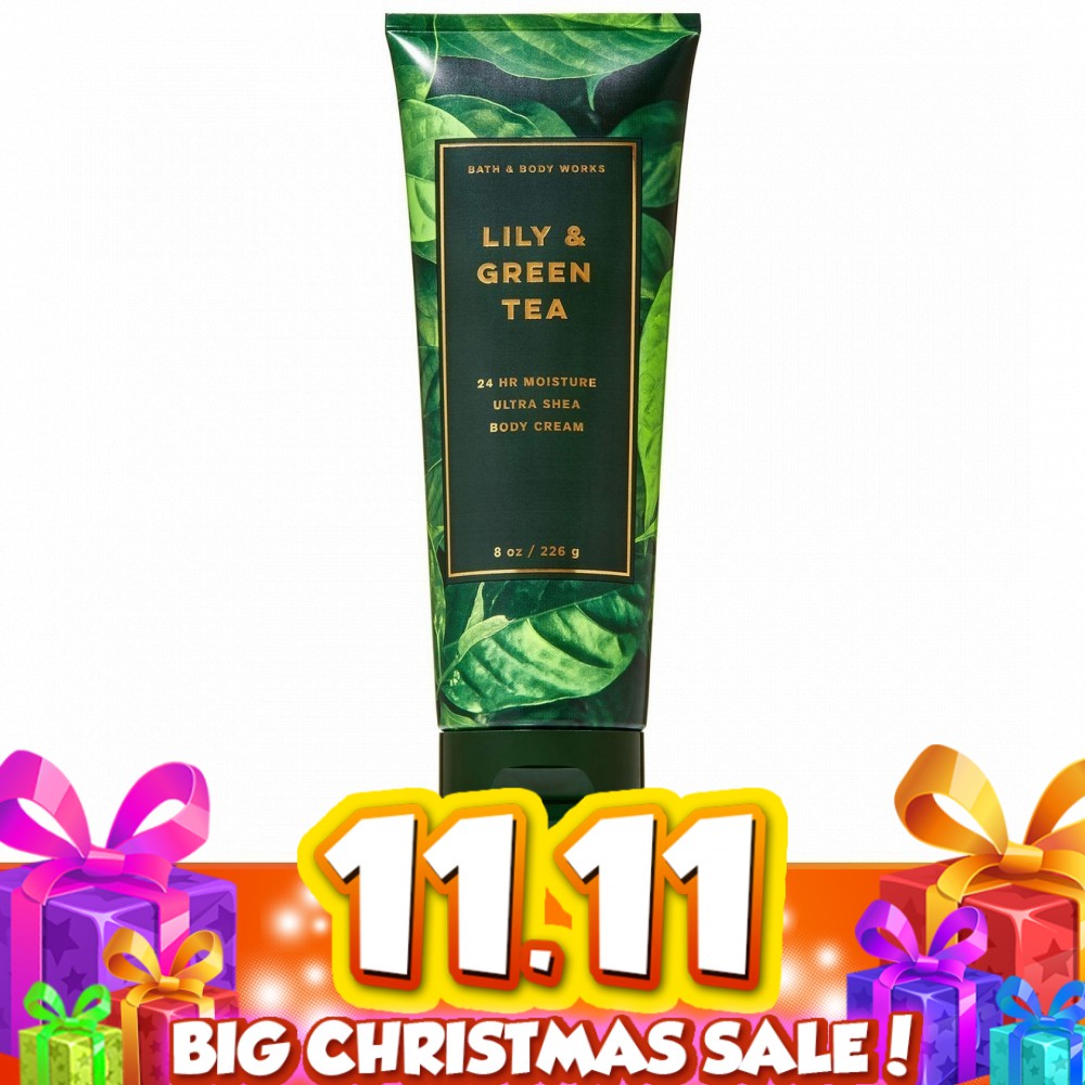 Bath and Body Works Lily & Green Tea 24 hour Moisture Ultra Shea Body
