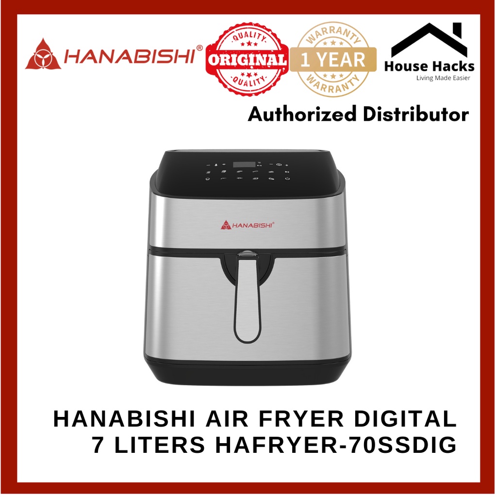 Hanabishi Air Fryer Digital 7 liters HAFRYER70SSDIG (House Hacks