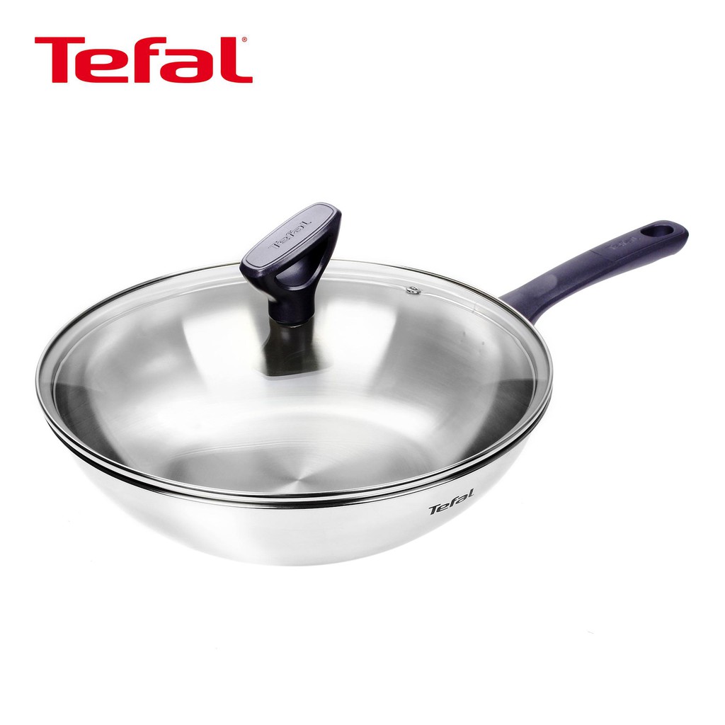 Tefal Daily Cook Induction Wok Pan 28cm w/ Lid Shopee Philippines