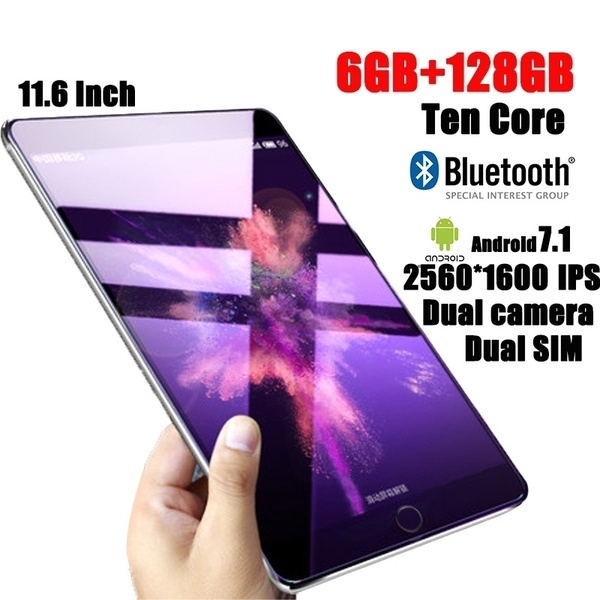 2560*1600 IPS Screen 11.6"" Inch Ten Core 6G+128G Arge Android 7.1 WiFi