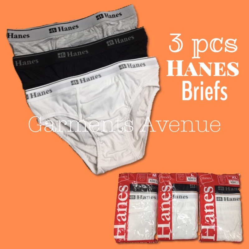 Hanes BiKiNi Briefs for Men (3 in a pack) Shopee Philippines