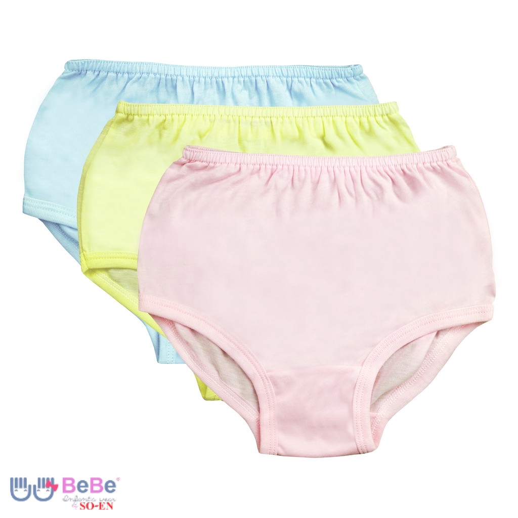 BeBe By SOEN Baby 3in1 Cotton Rich Panties Shopee Philippines