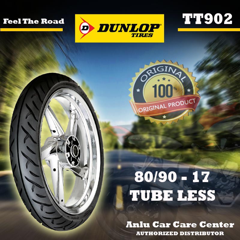 80/90 R17 TUBELESS DUNLOP MOTORCYCLE TIRE Shopee Philippines