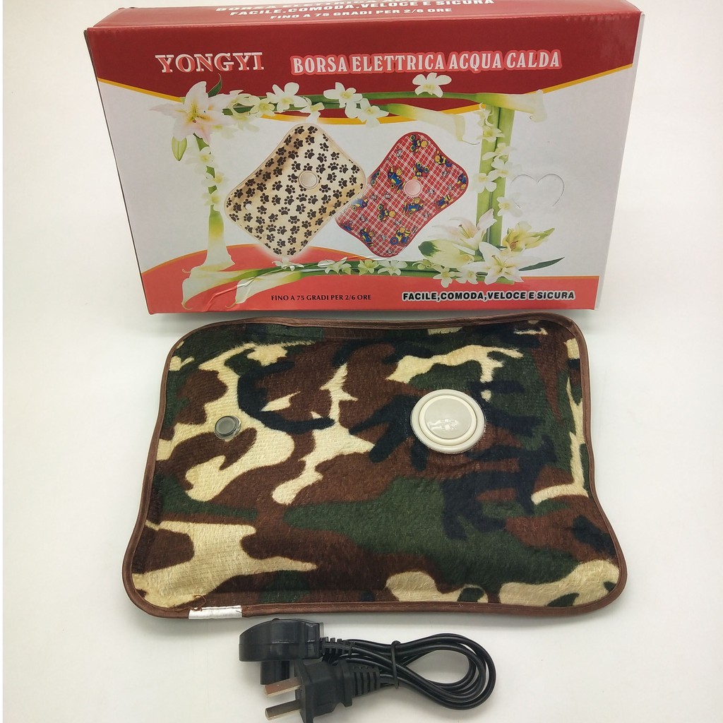 Water Bag Electric Hot Compress Heating Bag(Plush surface) Shopee