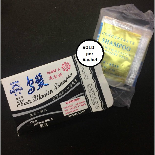 Black Hair Shampoo Natural Color per sachets per piece Shopee Philippines