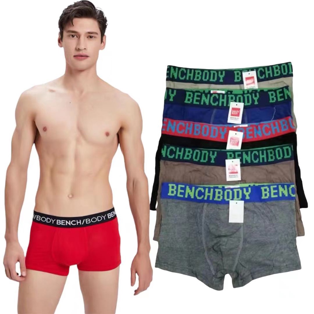 6 PCS BeachBody 100cotton stretch BOXERS for MENS BENCH BODY COD