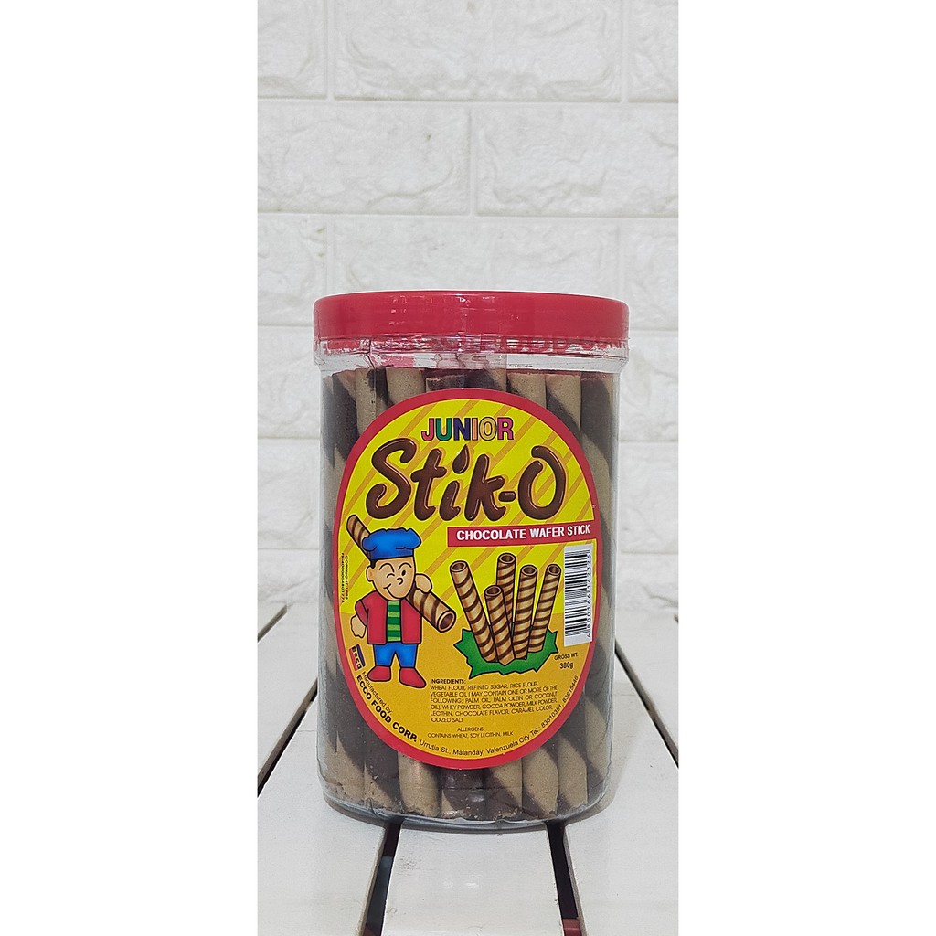 Junior Stik O Chocolate Wafer Stick 380g Original Authentic Shopee