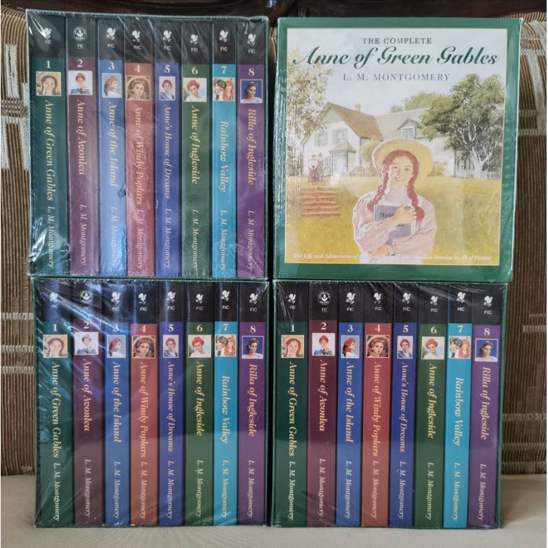 Anne of Green Gables Complete 8Book Box Set Shopee