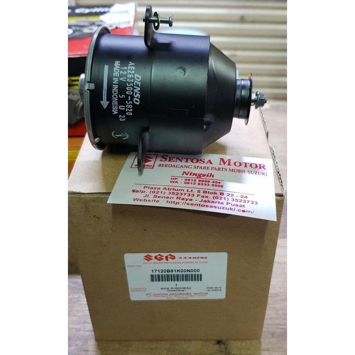 Motor fan radiator suzuki sx4 sx 4 sx4 neo baleno Original sgp