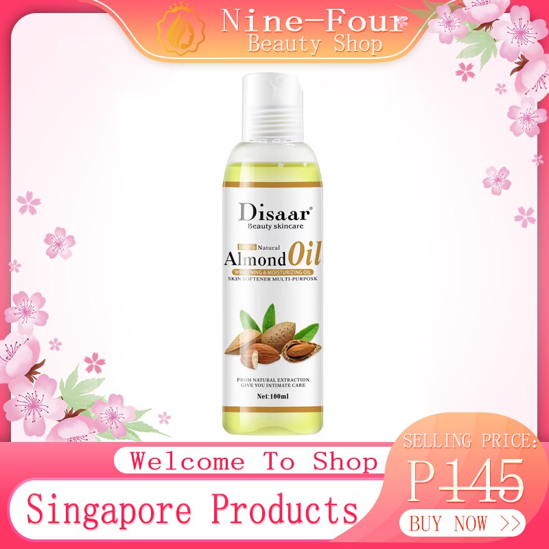 Disaar Beauty skincare 100 Natural Almond Oil Whitening & Moisturizing