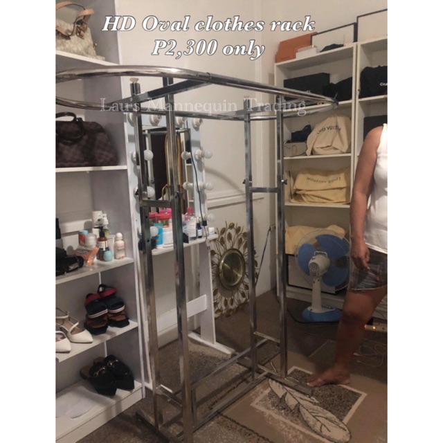 Heavy Duty Oval Clothes Rack Shopee Philippines